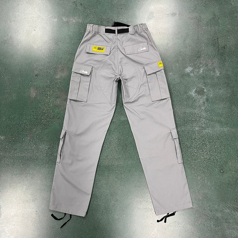 CORTEIZ CARGO PANTS STONE GREY Status Shipping