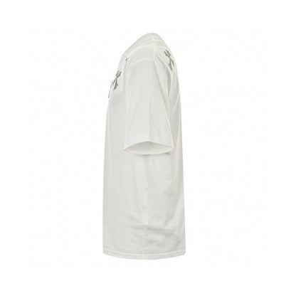 CHROME HEARTS CROSS PATCH COLLAR T-SHIRT WHITE Status Shipping