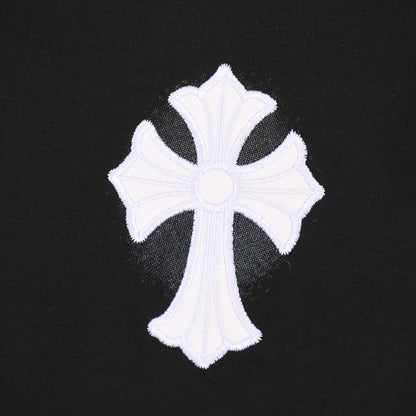 CHROME HEARTS WHITE CROSS T-SHIRT BLACK Status Shipping
