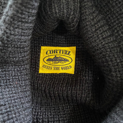 CORTEIZ KNIT BALACLAVA BLACK YELLOW Status Shipping