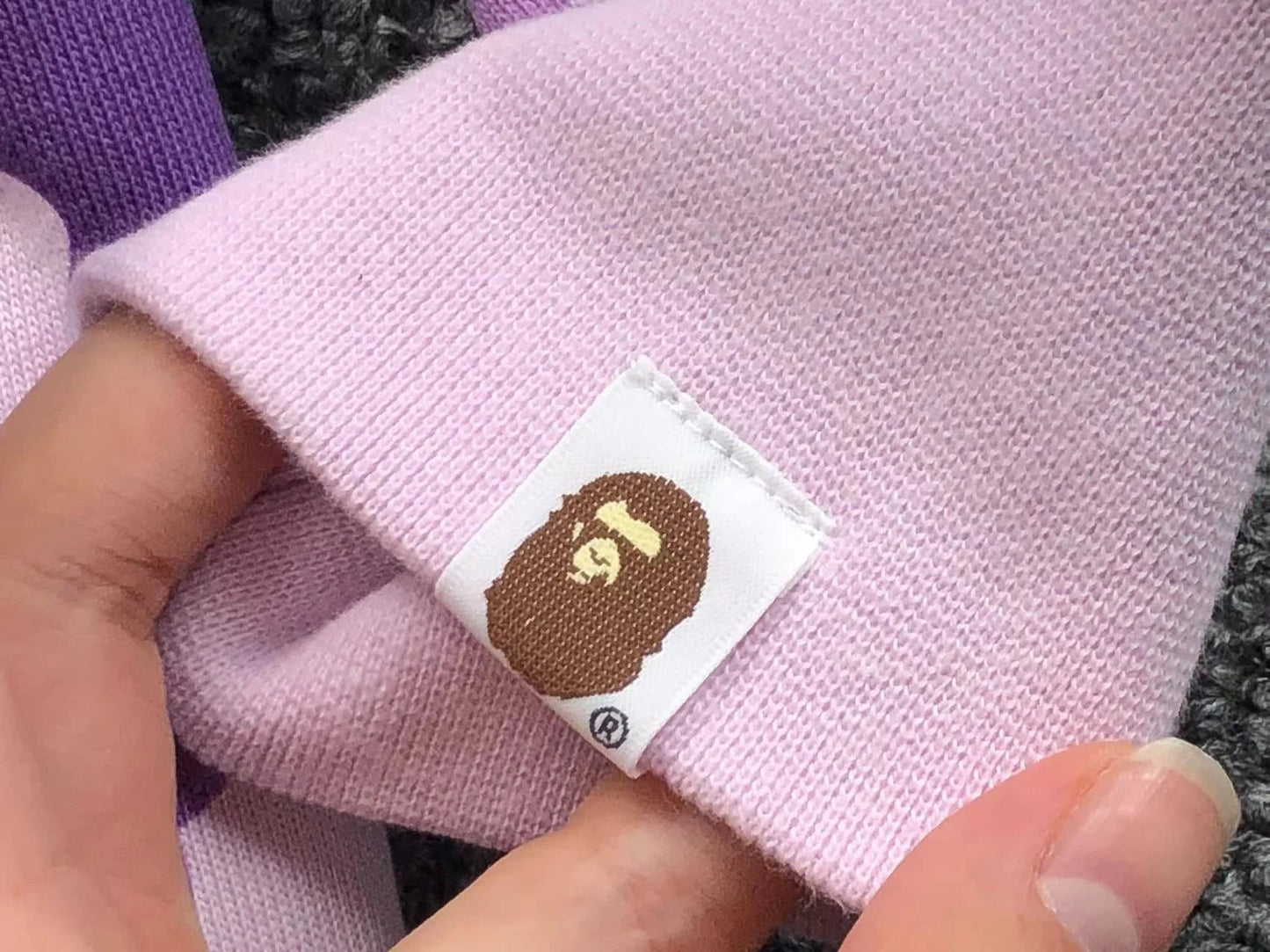 BAPE COLOR CAMO FULL ZIP HOODIE PURPLE Status Shipping
