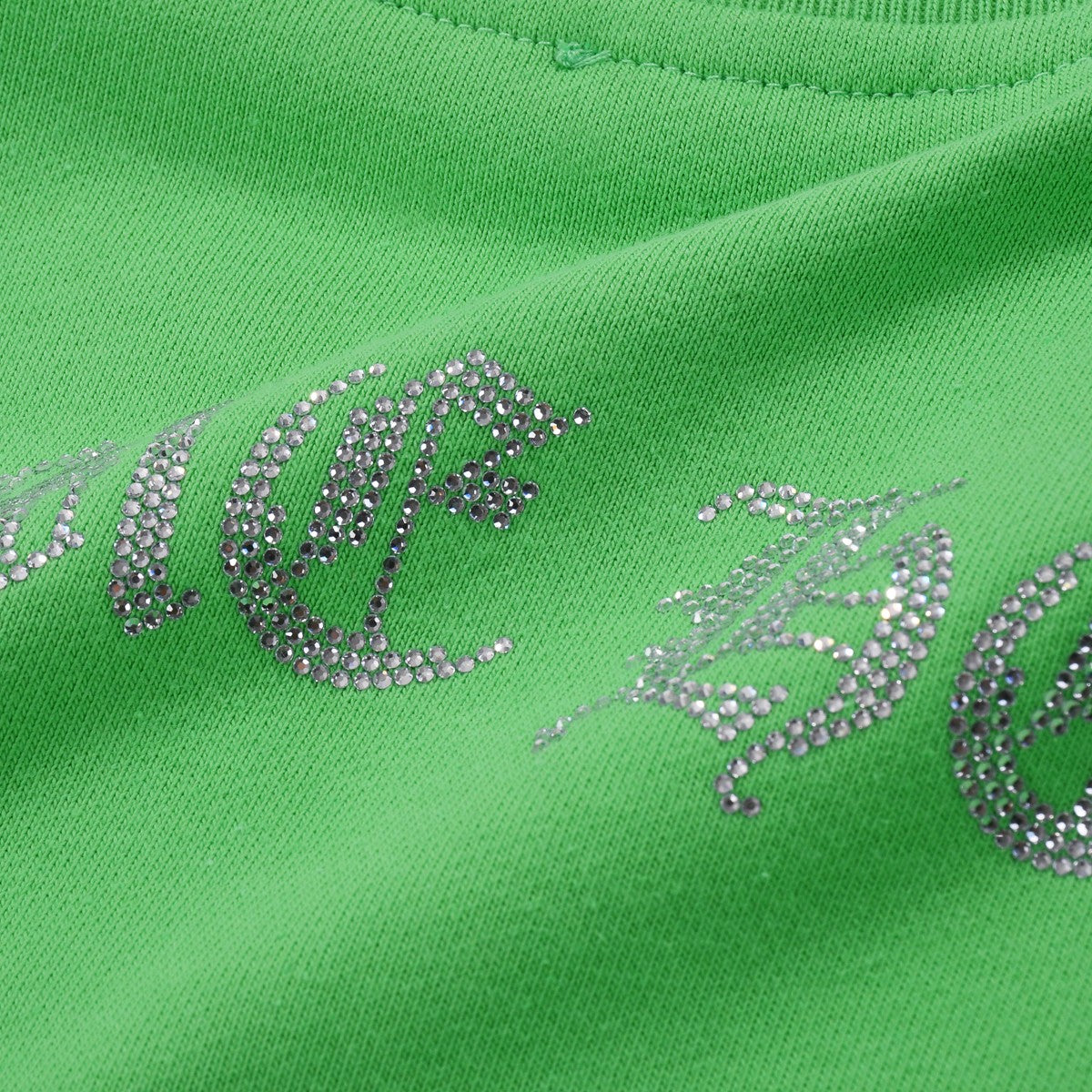 CHROME HEARTS WHITE CROSS PATCH SWEATSHIRT GREEN Status Shipping