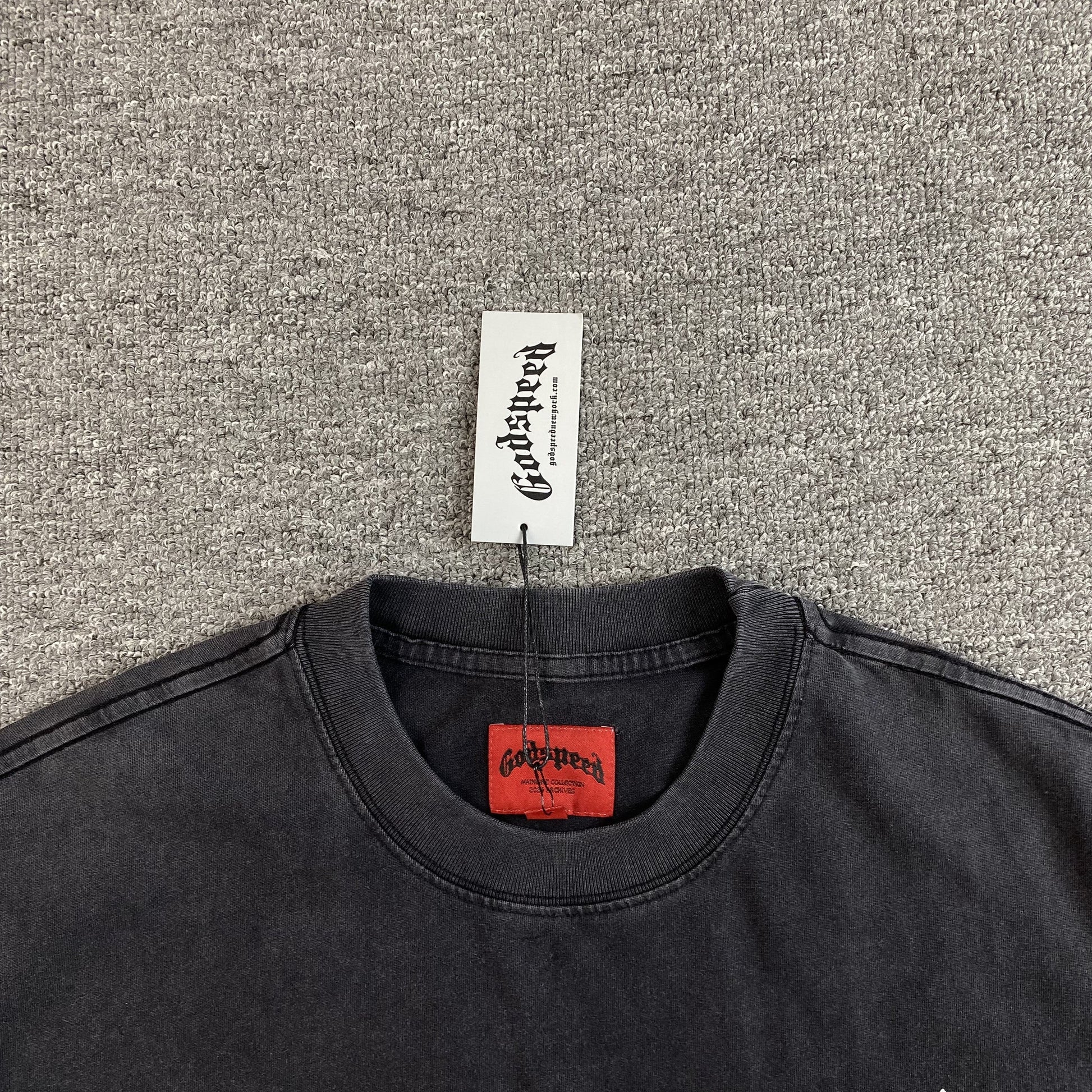 GODSPEED BUTTERFLY EFFECT T-SHIRT WASHED BLACK Status Shipping