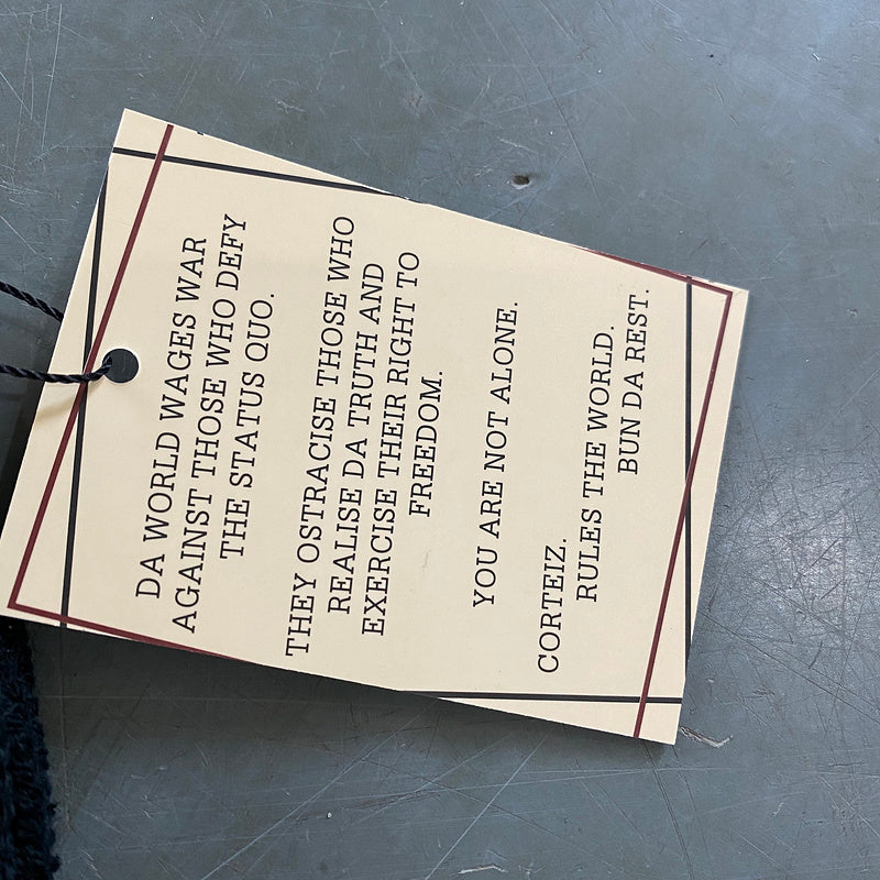 CORTEIZ KNIT BALACLAVA BLACK YELLOW Status Shipping