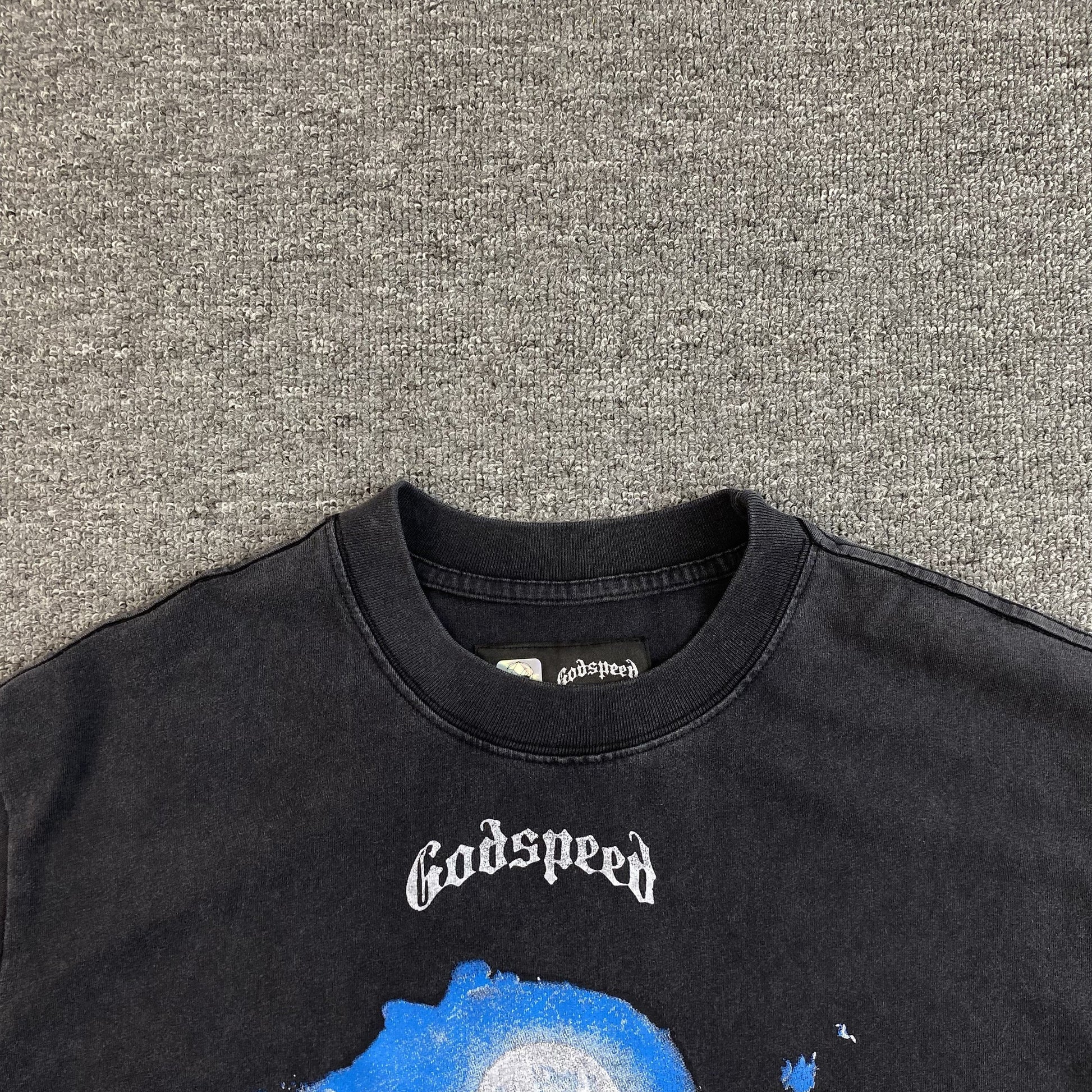 GODSPEED HILLS HAVE EYES T-SHIRT WASHED BLACK Status Shipping