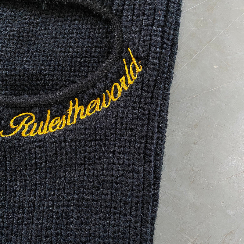 CORTEIZ KNIT BALACLAVA BLACK YELLOW Status Shipping