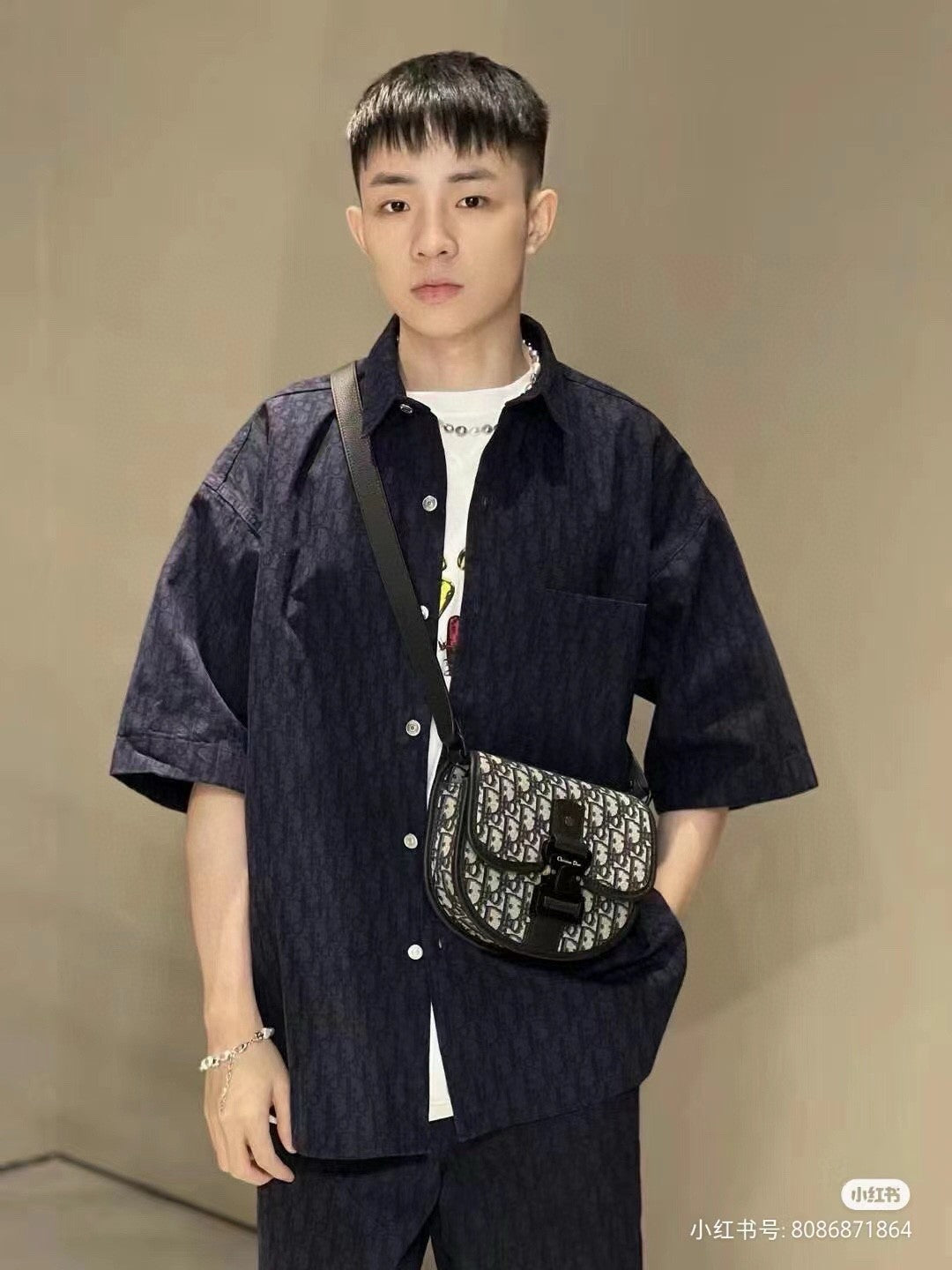 Dior Black Short-Sleeve Shirt My Store