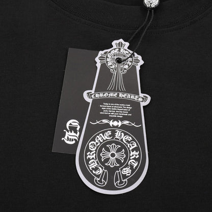 CHROME HEARTS MULTICOLOR HORSE SHOE LOGO T-SHIRT BLACK Status Shipping