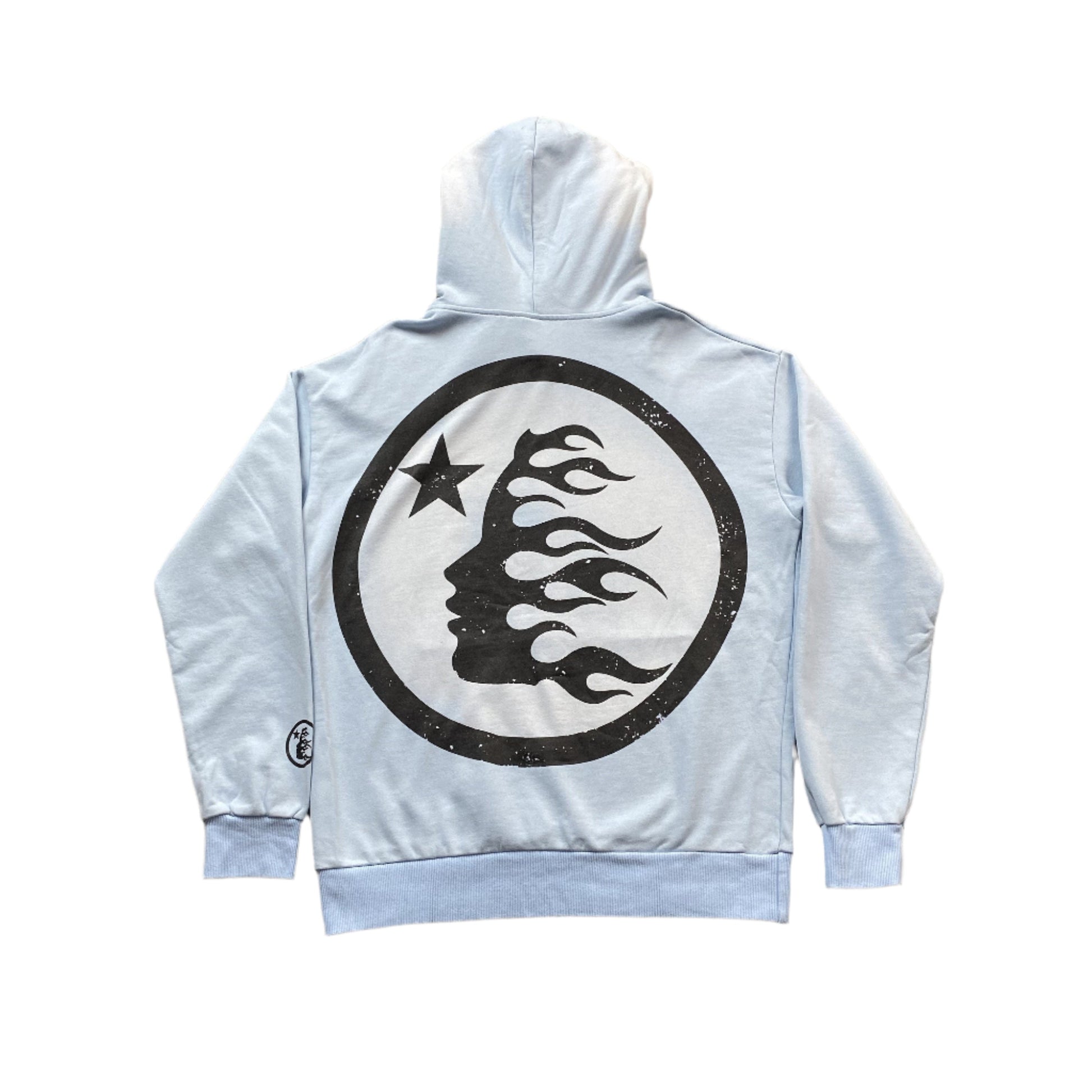 Hellstar "Records" Sky Blue Hoodie Versili