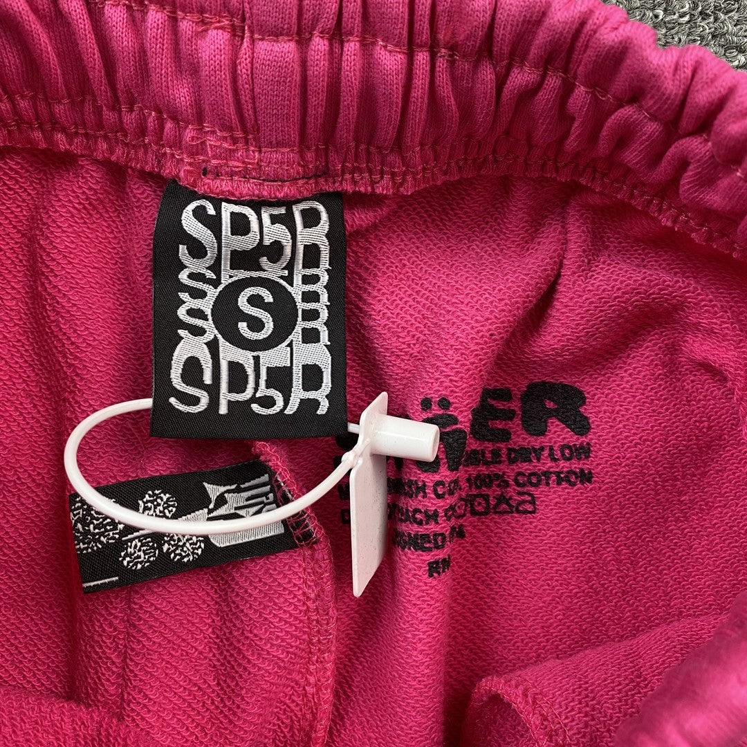 SP5DER P*NK SWEATPANTS PINK Status Shipping