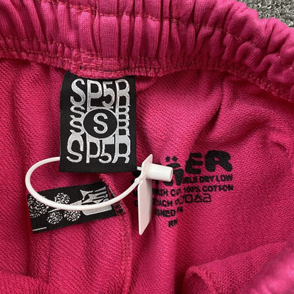 SP5DER P*NK SWEATPANTS PINK Status Shipping