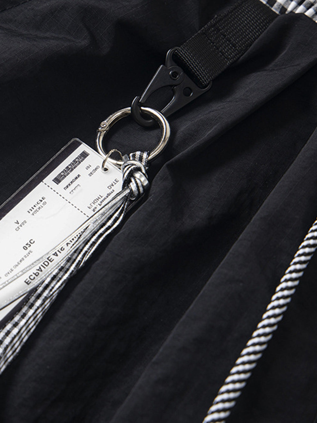 Double Waist Drawstring Baggy Cargo Pants No Halo Co.