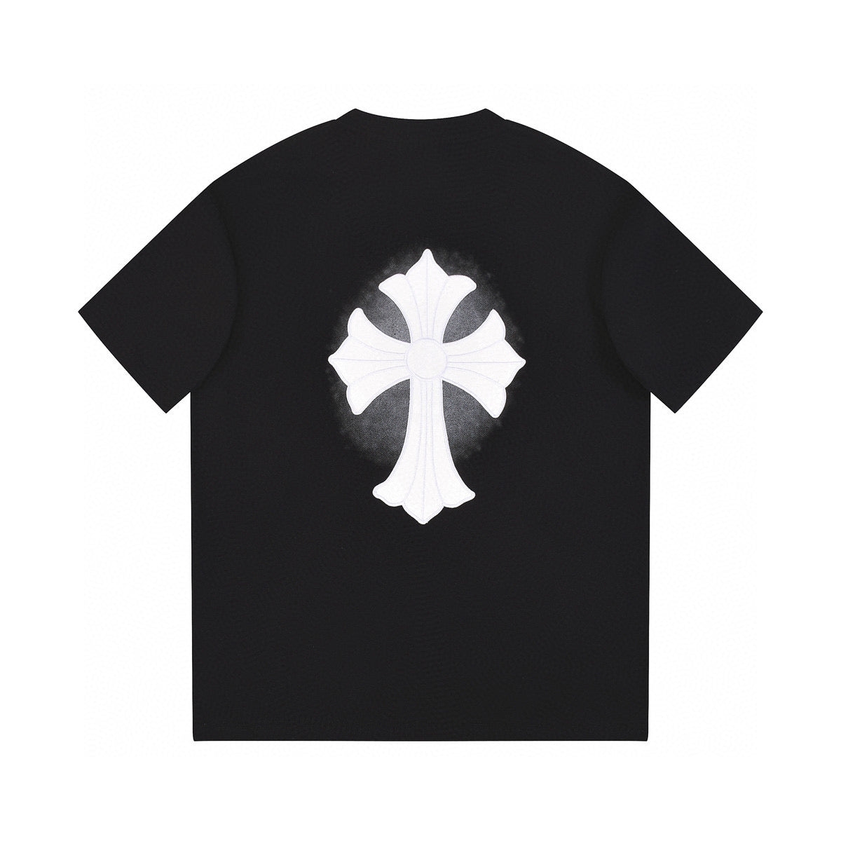 CHROME HEARTS WHITE CROSS T-SHIRT BLACK Status Shipping