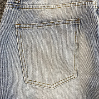 HELLSTAR BLACK FLAME JEANS WASHED BLUE Status Shipping