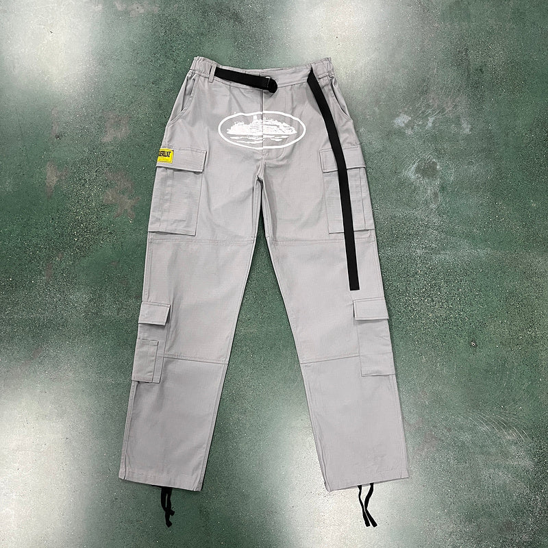 CORTEIZ CARGO PANTS STONE GREY Status Shipping