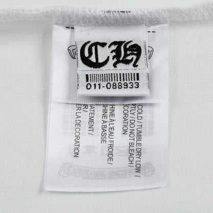 CHROME HEARTS BLACK CROSS T-SHIRT WHITE Status Shipping