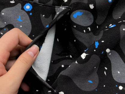 BAPE SPACE CAMO DOUBLE SHARK FULL ZIP HOODIE BLACK Status Shipping