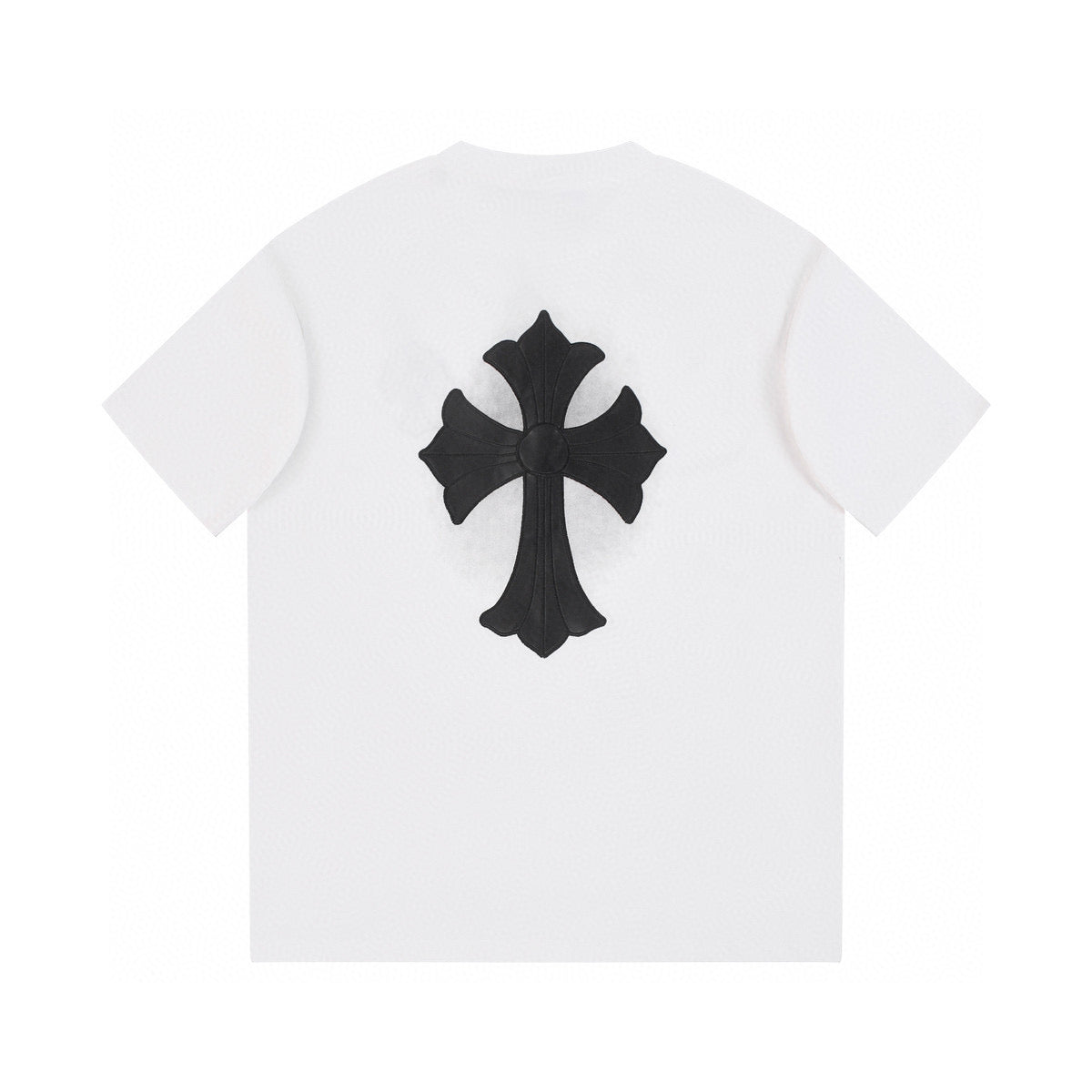 CHROME HEARTS BLACK CROSS T-SHIRT WHITE Status Shipping