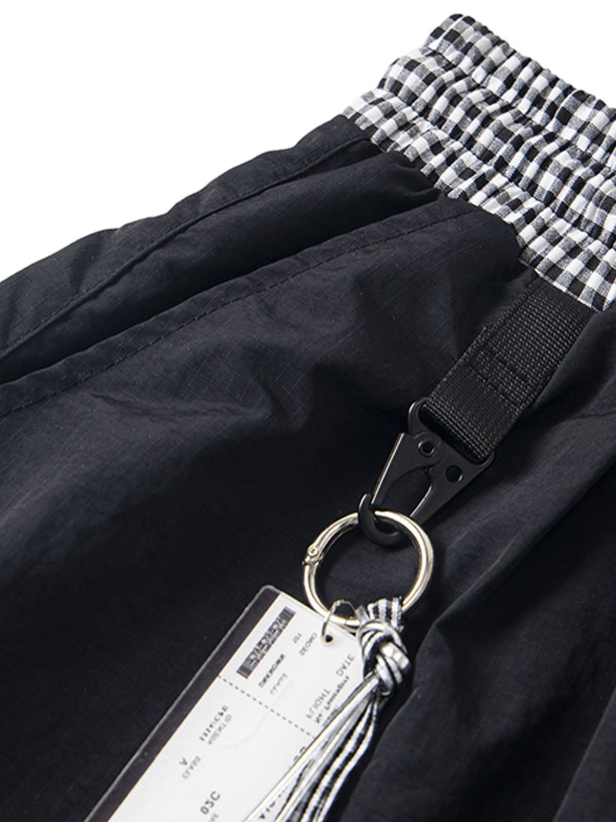 Double Waist Drawstring Baggy Cargo Pants No Halo Co.