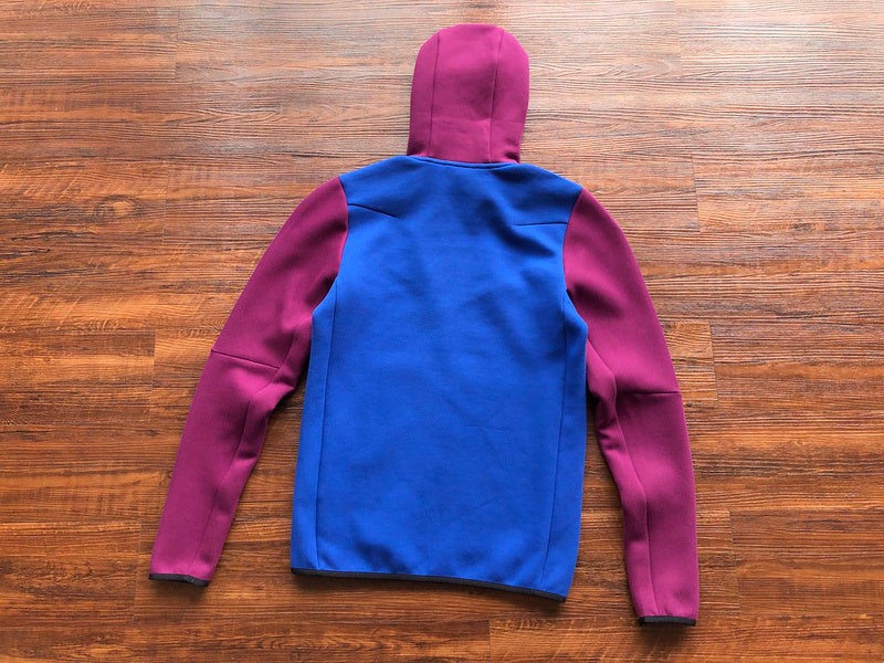 NIKE TECH FLEECE HOODIE x SANGRIA/GAME ROYAL My Store