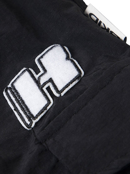 Double Waist Drawstring Baggy Cargo Pants No Halo Co.