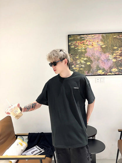 Fear of God Essentials Logo T-Shirt - Black Status Shipping