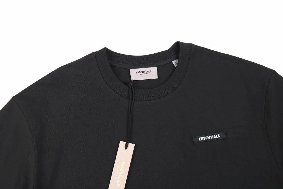Fear of God Essentials Logo T-Shirt - Black Status Shipping