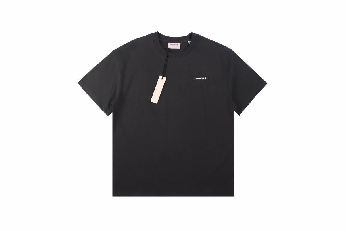 Fear of God Essentials Logo T-Shirt - Black Status Shipping