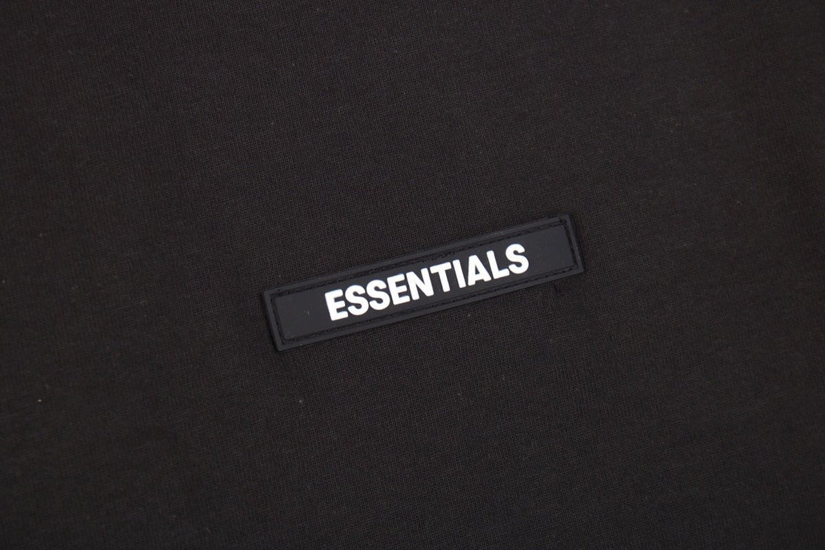 Fear of God Essentials Logo T-Shirt - Black Status Shipping
