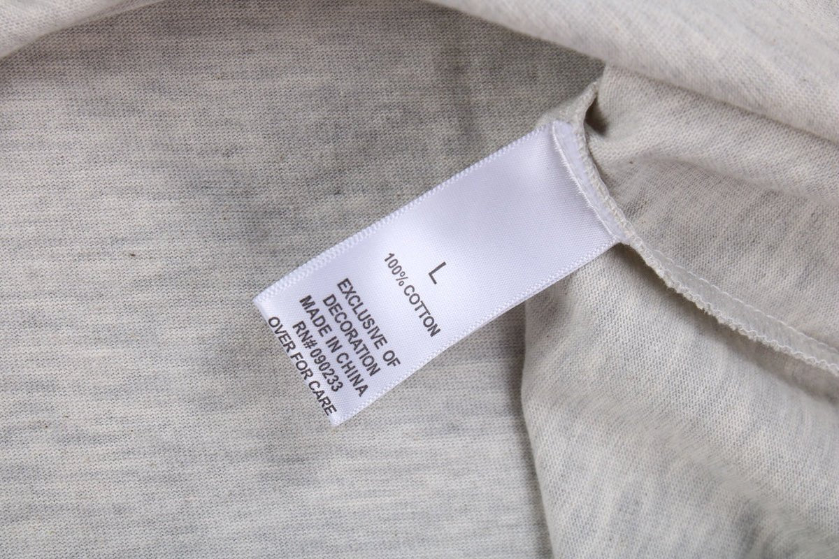 Fear of God Essentials Logo T-Shirt - Heather Grey Status Shipping