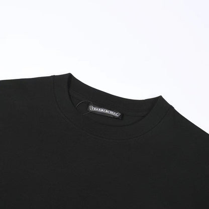 CHROME HEARTS WHITE DOUBLE CROSS T-SHIRT BLACK Status Shipping