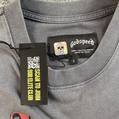 GODSPEED E PLURIBUS UNUM T-SHIRT WASHED GREY Status Shipping