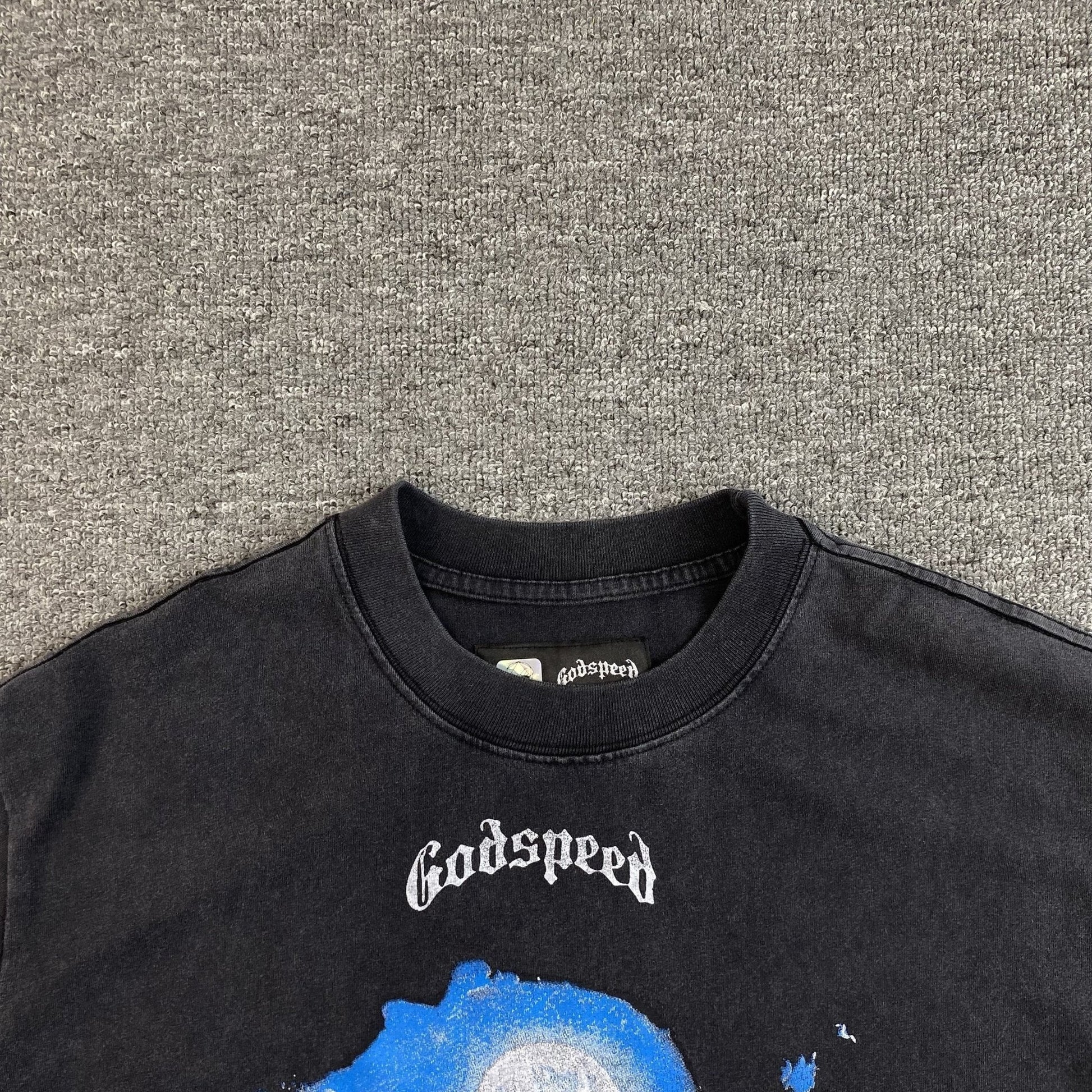 GODSPEED HILLS HAVE EYES T-SHIRT WASHED BLACK Status Shipping