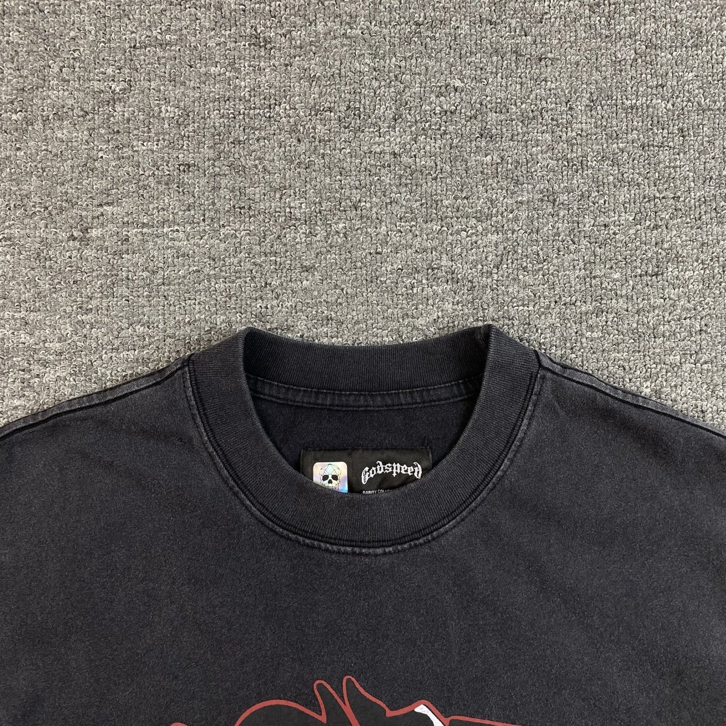 GODSPEED RACER GOLDIE T-SHIRT WASHED BLACK Status Shipping