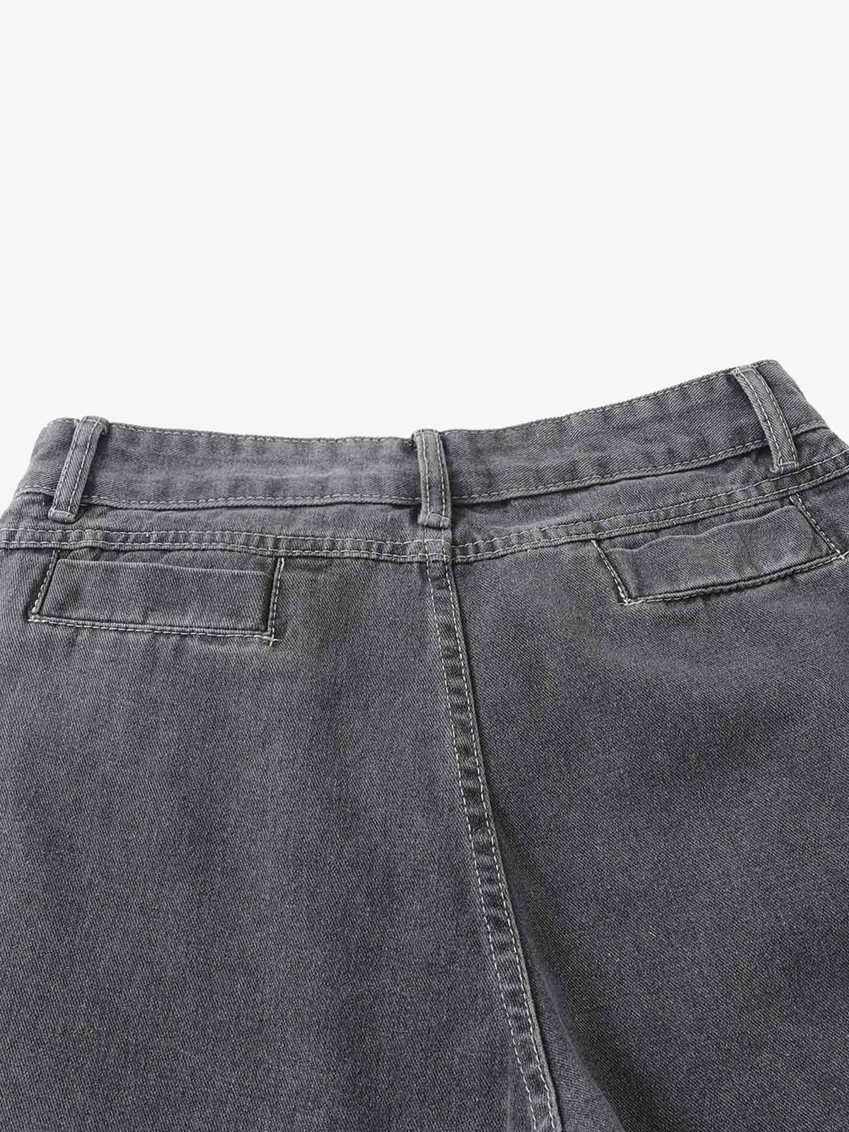 Washed Gradient Flared Jeans SP250915KSND