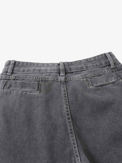 Washed Gradient Flared Jeans SP250915KSND