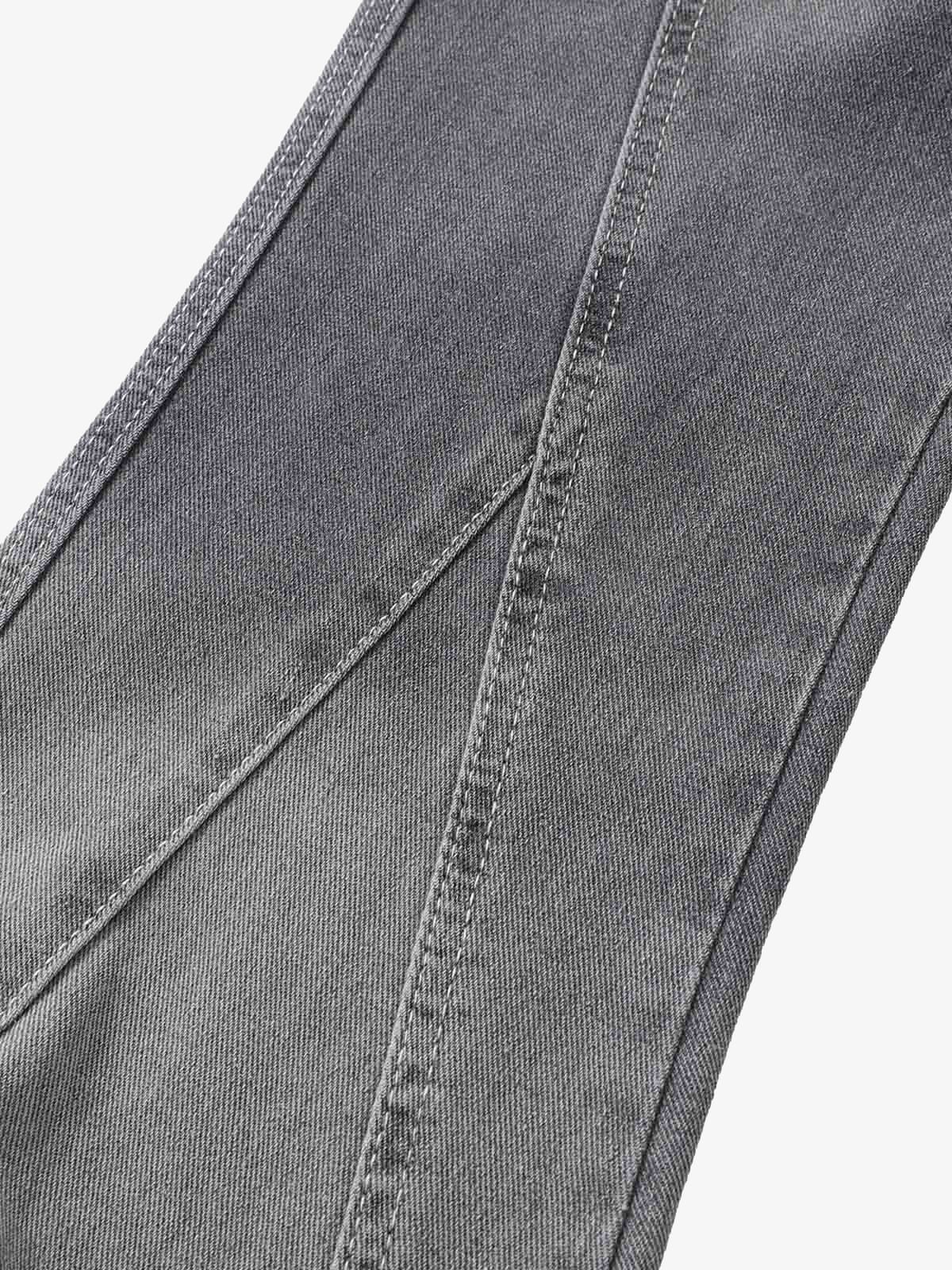 Washed Gradient Flared Jeans SP250915KSND