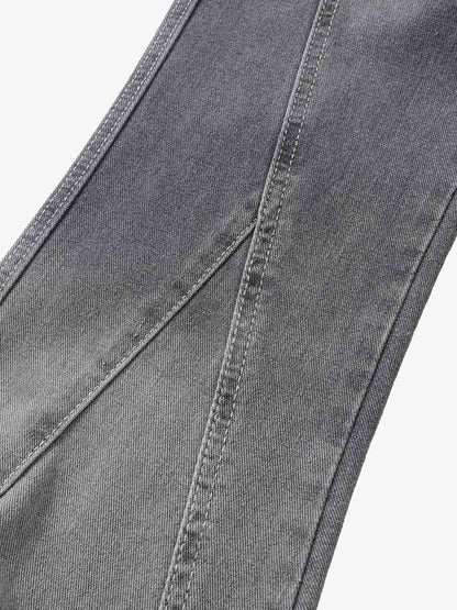 Washed Gradient Flared Jeans SP250915KSND