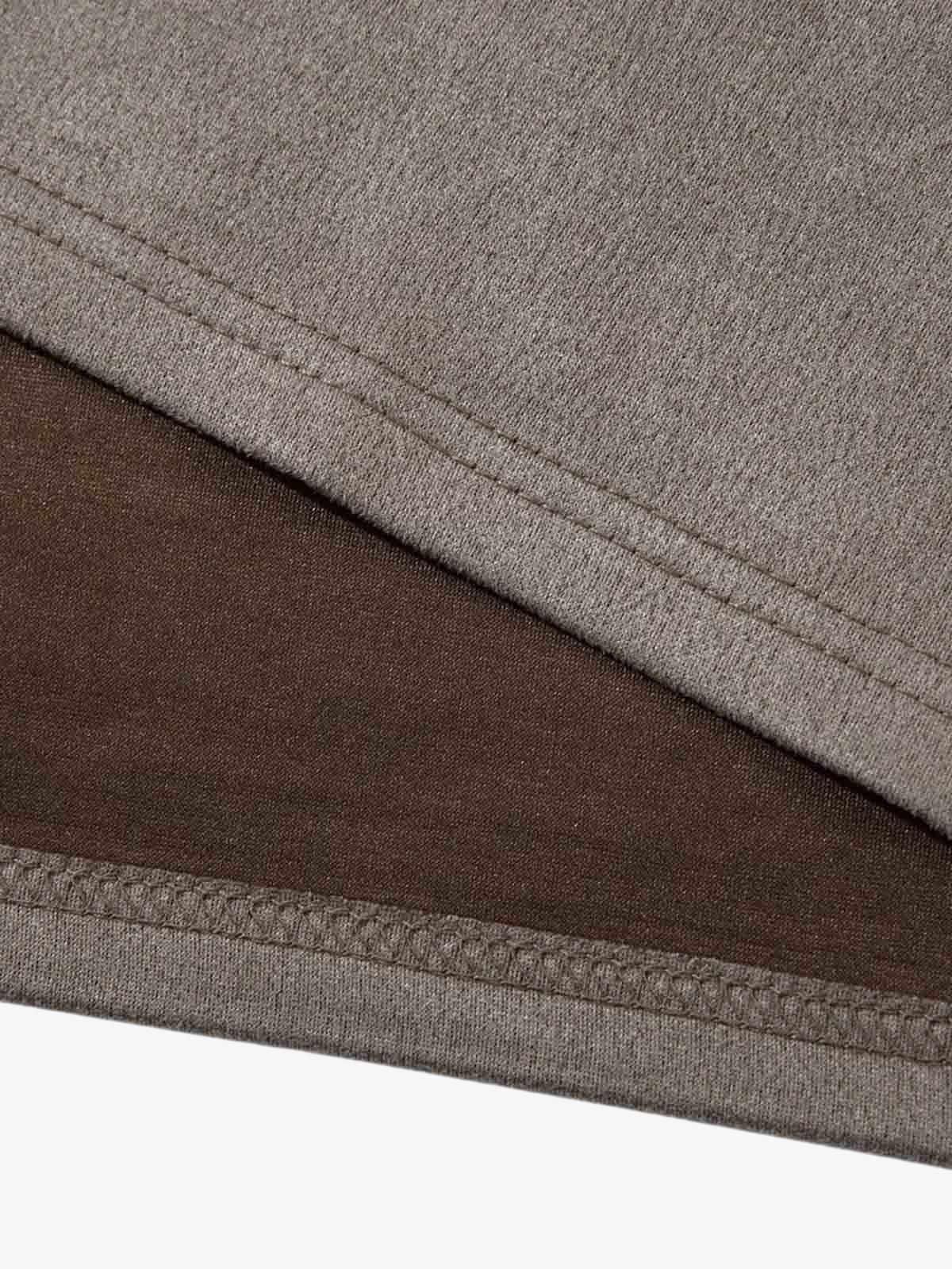 Thorn Embroidery Suede T-Shirt SP250915KSND