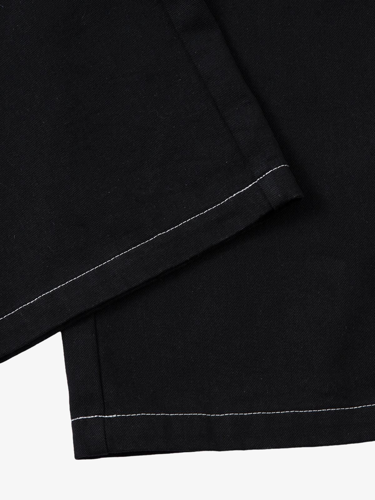 Denim Embroidered Flame Baggy Jeans - 2456 No Halo Co.