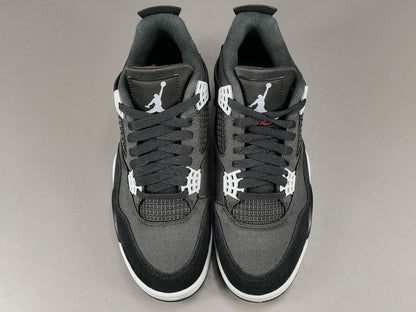 JORDAN 4 x BLACK CANVAS Versili