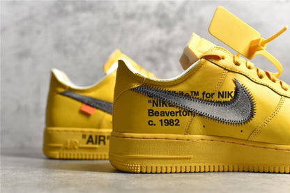 NIKE AIR FORCE 1 x OFF-WHITE ICA UNIVERSITY GOLD Versili