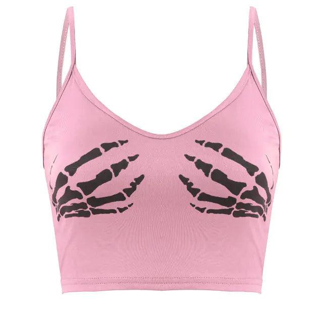 Lace Cut Y2K E-Girls Fairy Style Rib Knit Tank Top Project 01