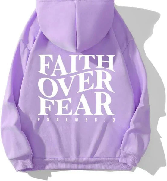 Faith Over Fear Hoodie Luxesphere
