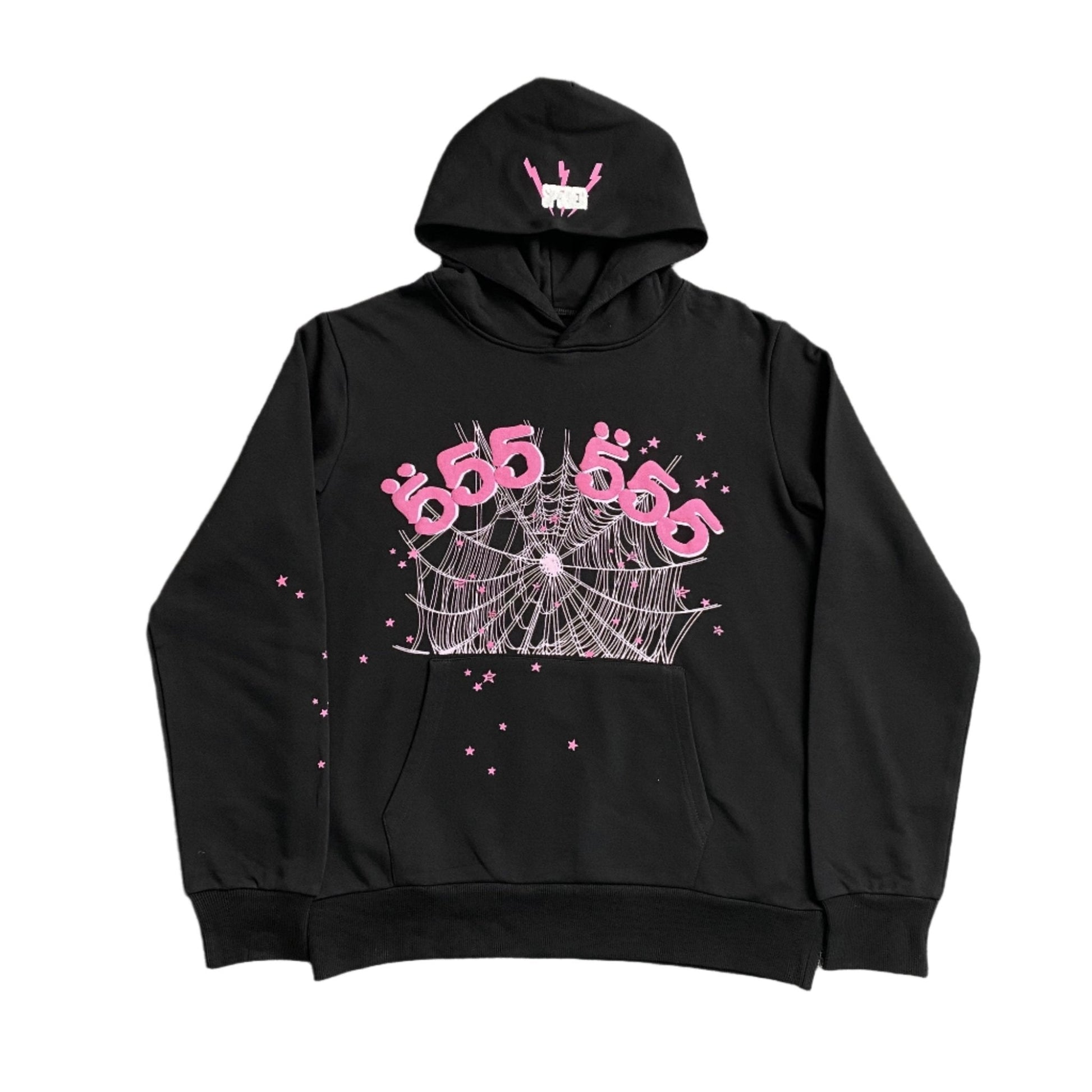 SP5DER ANGEL NUMBER HOODIE BLACK Status Shipping