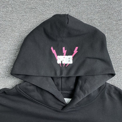 SP5DER ANGEL NUMBER HOODIE BLACK Status Shipping