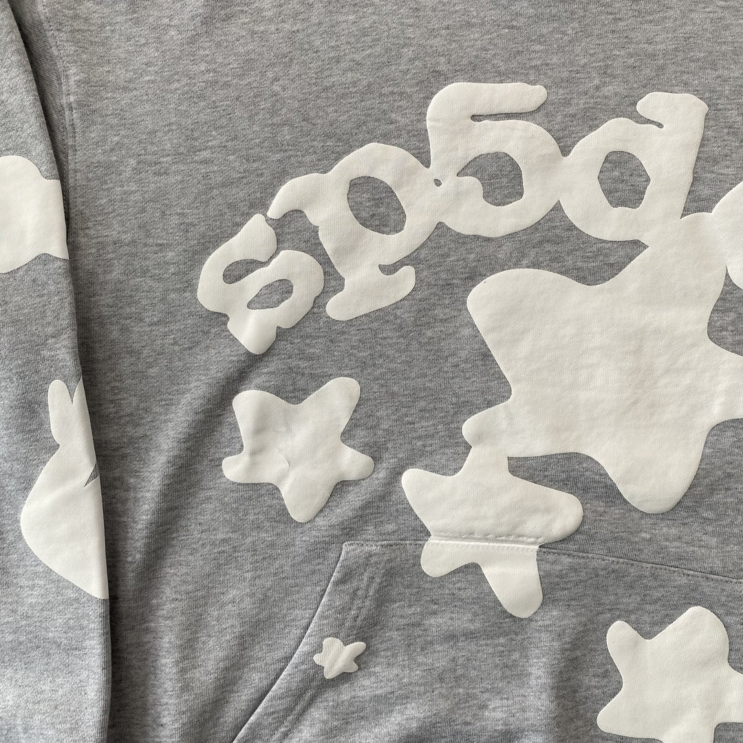 SP5DER BELUGA HOODIE HEATHER GREY Status Shipping