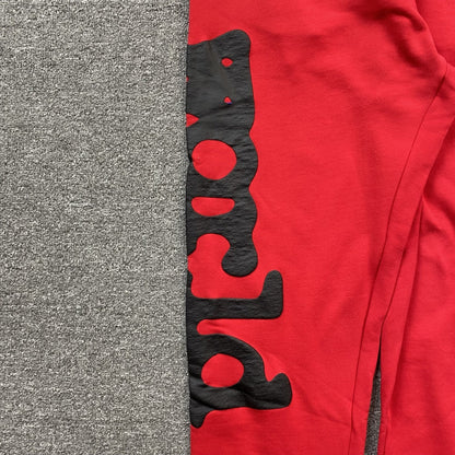SP5DER BELUGA SWEATPANTS RED Status Shipping