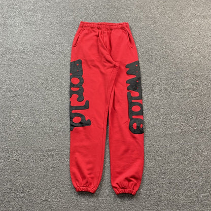SP5DER BELUGA SWEATPANTS RED Status Shipping