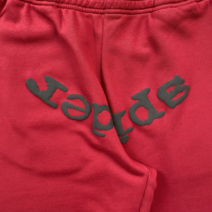 SP5DER VVS SWEATPANTS RED Status Shipping